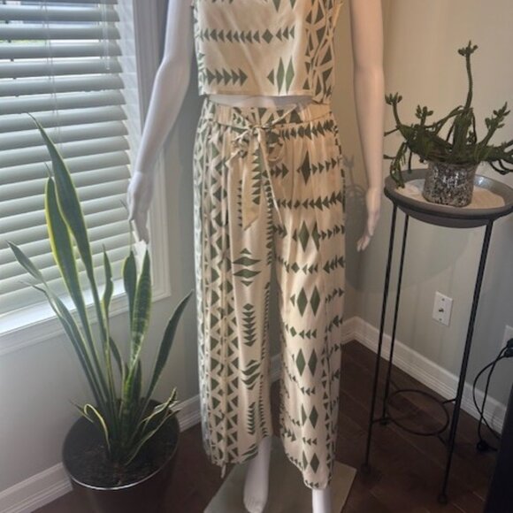 2pc Geometric Print Set - Picture 1 of 3